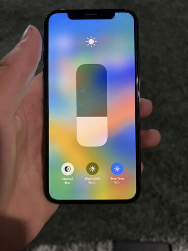 не рабочий телефоны: IPhone X, Колдонулган, 256 ГБ, Кара, Каптама, 97 %