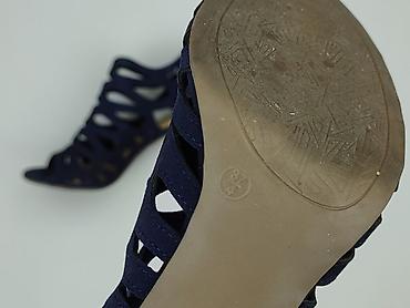 azuree buty: Sandały damskie, rozmiar 37 — 5
