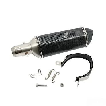 menjam auto za motor: Univerzalni sportski izduv (auspuh) za motocikle – karbon look - Tip — 2