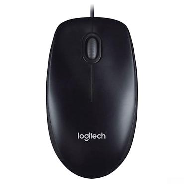 Kompüter siçanı Logitech M100 USB Dark 🟢 Rəsmi iş yeri olan və
