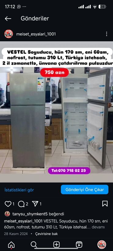 Soyuducular: Yeni Soyuducu Satılır — 19