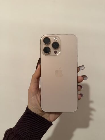 Apple iPhone: IPhone 16 Pro Max, Qızılı, Simsiz şarj — 1