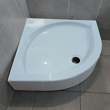 Duş poddonları: Fiber Akril material. Ölçü və modellər mövcuddur. Çatdırılma və montaj — 5