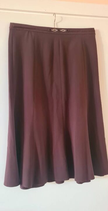 suknje za starije žene: L (EU 40), Midi, color - Brown