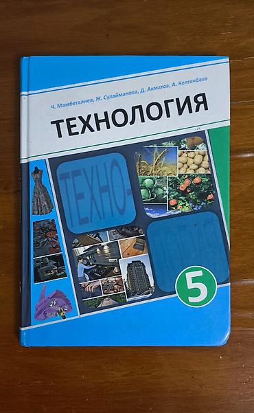 Книги и журналы: Учебник «Технология», 5 класс. Авторы: Ч. Мамбеталиев, Ж — 1