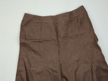 brązowe spódnice damskie: Spódnica, H&M, 2XL, stan - Bardzo dobry