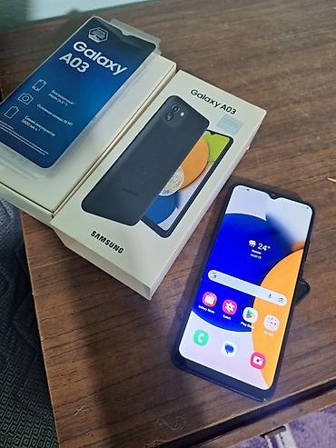 galaxy flip 3: Samsung Galaxy A03, rəng - Qara, İki sim kartlı — 1