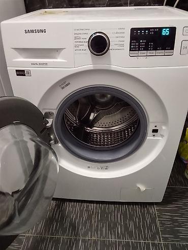 Стиральная машина Samsung (фронтальная загрузка) + холодильник PREMIER at lalafo.kg Стиральная машина Samsung (фронтальная загрузка) + холодильник PREMIER