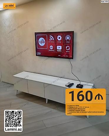 Ev və bağ: Minimalist televizor altlığı - Ölçülər: 35 sm (dərinlik) × 50 sm — 1
