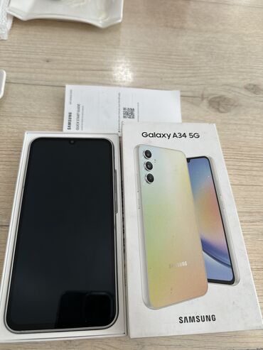 телефон флай iq4415 quad: Samsung A34, Б/у, 128 ГБ, цвет - Серебристый, 2 SIM