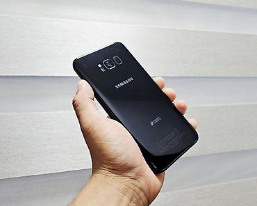 note 2: Samsung Galaxy S8 Plus, Б/у, 64 ГБ, цвет - Черный, 2 SIM — 2