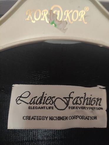 Женская одежда: Qadın kardiqanı – Ladies Fashion - Rəng: qara, ön hissədə qəhvəyi V — 3