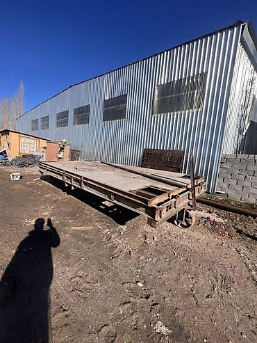 Тележки: Промышленная платформа на колёсах (металлическая тележка-платформа) — 9