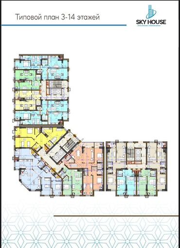 Продажа квартир: 4 комнаты, 144 м², Элитка, 6 этаж, ПСО (под самоотделку)