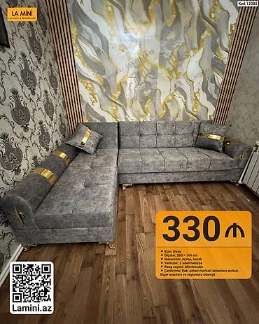 az bayraq: Künc divan – La Mini - Ölçülər: 260 × 160 sm - Mexanizm: açılan — 1