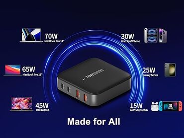 Punjači: GOLDNEXT 70W Desktop GaN punjač - GaN III tehnologija za visoku — 10
