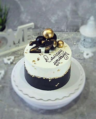 Кондитерские изделия, сладости: Именные торты на день рождения с декоративными топперами - Оформление — 12