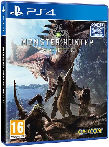 playstation 3 oyunlari: Ps4 üçün monster hunter oyun diski. Tam yeni, original bağlamada