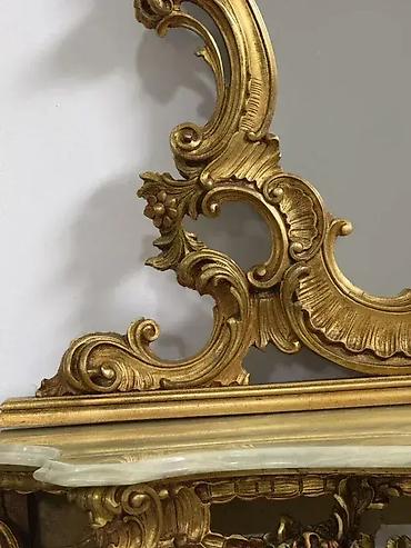 100cm: Stilska konzola i ogledalo PRELEPO 🪑 Dobro stanje Dimenzije: 📏 — 3