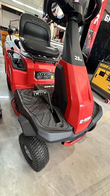 касилка для мотоблока: Газонокосилка-райдер D-MAX DRM26E-CD225 - Тип: ездовая газонокосилка — 2