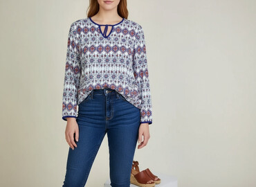 Women's Clothing: Women's blouse, size L