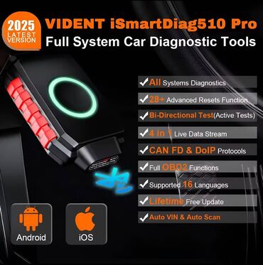 Alati za automobile: Novo - Vident iSmartDiag510 Pro Bluetooth 28+ Full OBD2 Novo - Vident — 3
