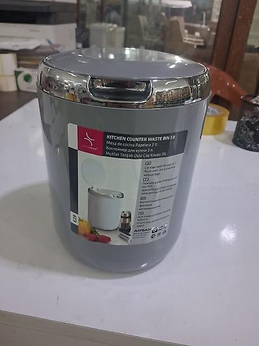 Mətbəx Tezgahı Üstü Zibil Qutusu – 3 litr - Brend: PrimaNova (Ansan — 1