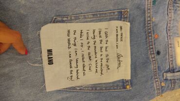 Cins şalvar: Zara boyfit Yeni etiketi üzerinde Zara Mango Bershka Stradivarius — 5