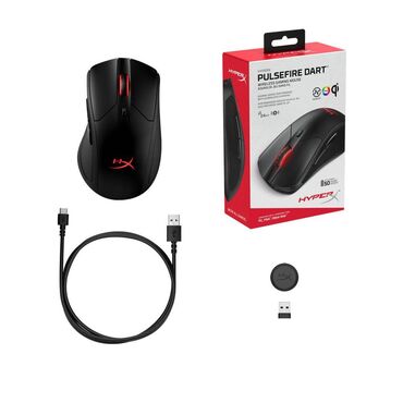 Компьютерные мышки: HyperX Pulsefire DART Wireless 4P5Q4AA Сенсор	Pixart PMW3389