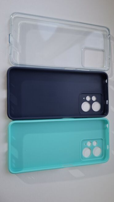 Чехлы: 3 чехла на Redmi Note 12
прозрачный, тёмно синий, бирюзовый — 3