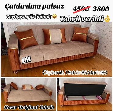 Divanlar: - Divan, orijinal fabrik istehsalı - Çatdırılma pulsuz - Ölçü: eni — 1
