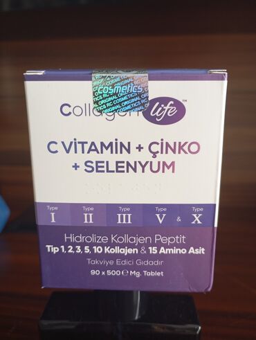 titan gel qiymeti: Collagen vitamini! 💊 90 ədəd tablet (3 aylıq istifadə) (collegenin 1-5
