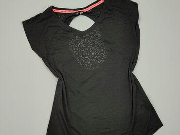 czarne eleganckie t shirty: T-shirt, F&F, XS (EU 34), condition - Good