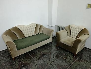 Divan və kreslo dəstləri: Fabrik istehsalı divan + 1 kreslo yaxsi veziyyetde təcili satılır — 3