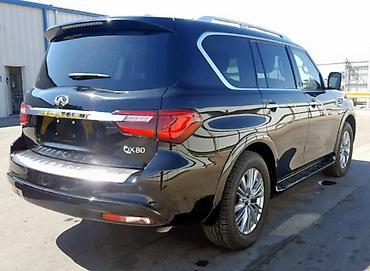 torpaqla barter maşınlar: Infiniti QX80 — tam ölçülü lüks SUV - Güclü V8 benzin mühərriki — 1