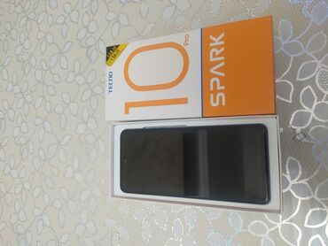 Tecno: Tecno Spark 10 Pro, 128 GB, rəng - Göy, Zəmanət, Sensor, Barmaq izi