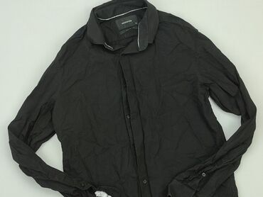 czarne bluzki z siateczka: Сорочка жіноча, Reserved, S, стан - Хороший
