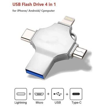 mac: Флеш карта 64 ГБ, USB type C, Новый