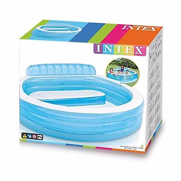 pa 1000: №: 8011 Məhsulun adı: Şişmə hovuz Intex H57190, göy, 224x216x76 sm — 4