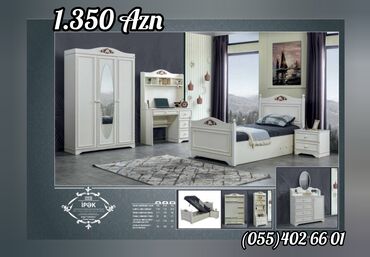 Uşaq və gənc otağı üçün dəstlər: Oğlan və qız üçün, Yeni, Təknəfərlik çarpayı, Dolab, Tumba -da lalafo.az — 43 Uşaq və gənc otağı üçün dəstlər: Oğlan və qız üçün, Yeni, Təknəfərlik çarpayı, Dolab, Tumba — 43