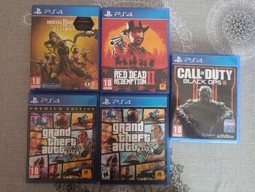 Oyun diskləri və kartricləri: GTA Online, Qarışıq janr, İşlənmiş Disk, PS4 (Sony Playstation 4), Ünvandan götürmə