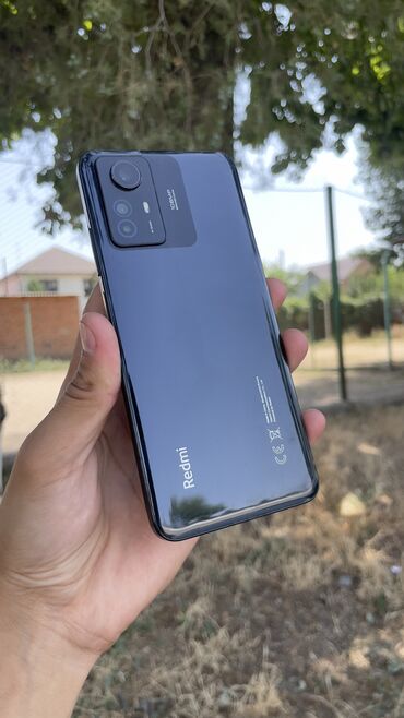 бу запчасти для стиральных машин: Redmi, Redmi Note 12S, Б/у, 64 ГБ, цвет - Черный, 2 SIM