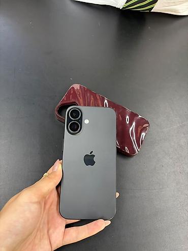 IPhone 16, 128 GB, Qara, Face ID lalafo.az -da IPhone 16, 128 GB, Qara, Face ID