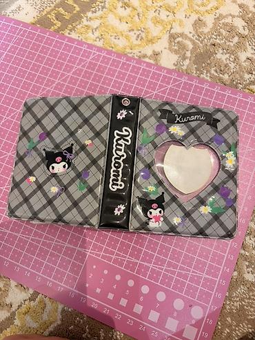 peyğənbər çiçəyi: Hasarsız,binder Kuromi temalı mini fotoalbom/kart albomu - Dizayn — 2