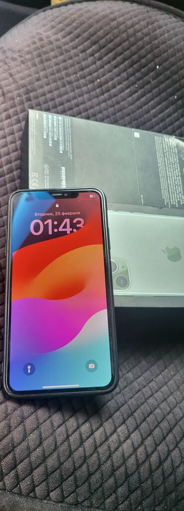 тариф дилер: IPhone 11 Pro Max, Колдонулган, 256 ГБ, Matte Midnight Green, Куту, 78 %