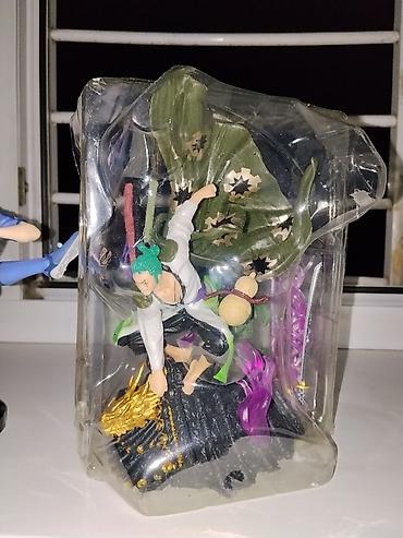 меч: Фигурка по аниме One Piece — персонаж с зелёными волосами в динамичной — 2