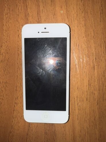 нерабочий телефон: IPhone 5, Колдонулган, Күмүш