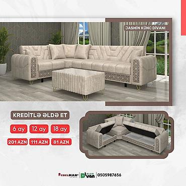 Divanlar: Künc divan, Yeni, Açılan, Bazalı, Parça, Şəhərdaxili pulsuz çatdırılma — 6