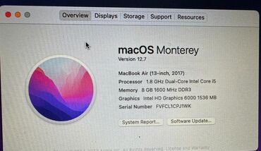 apple vatch: Intel Core i5, 8 GB, 13.1 "