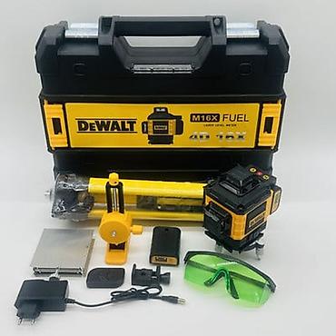 Измерительные приборы: №: 10390 Məhsulun adı: Lazer nivelir DeWalt 4D 16 Xətt Brend: No Brand — 2